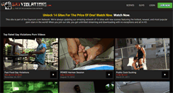 Desktop Screenshot of gayviolations.com